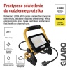Naświetlacz LED GLARO 30 W, żółto-czarny, IP65, 3000 lm, neutralna biel