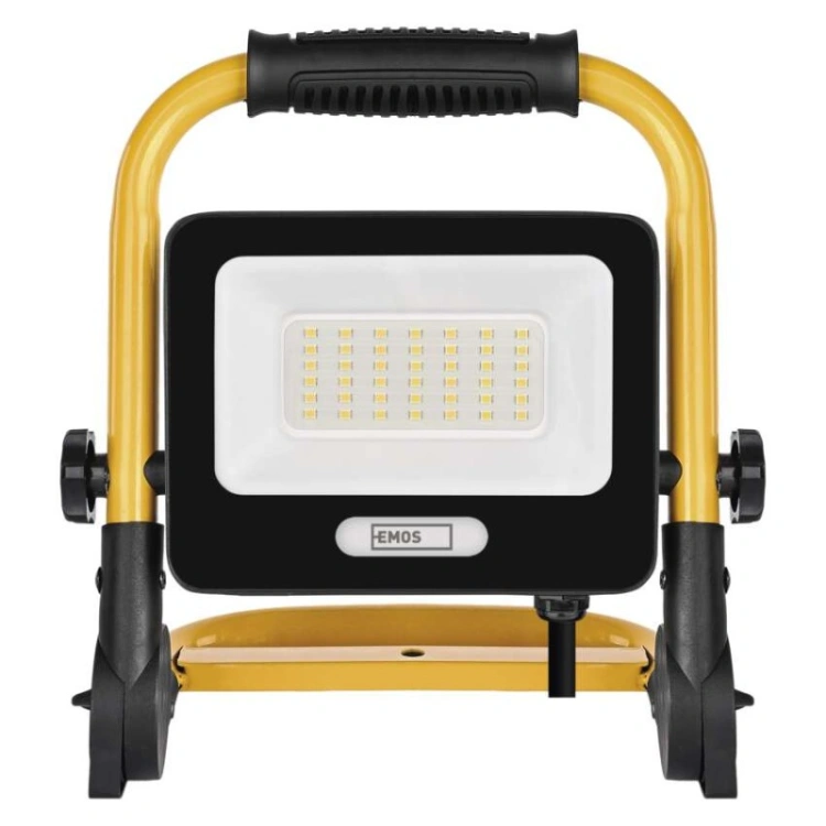 Naświetlacz LED GLARO 30 W, żółto-czarny, IP65, 3000 lm, neutralna biel