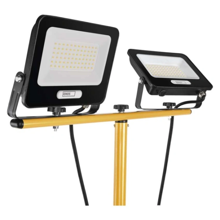 Naświetlacz LED GLARO, 2×50W + statyw, neutralna biel