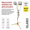 Naświetlacz LED GLARO, 2×50W + statyw, neutralna biel
