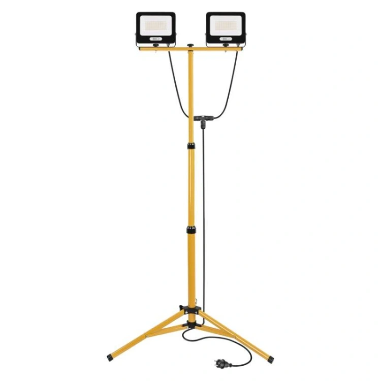 Naświetlacz LED GLARO, 2×50W + statyw, neutralna biel