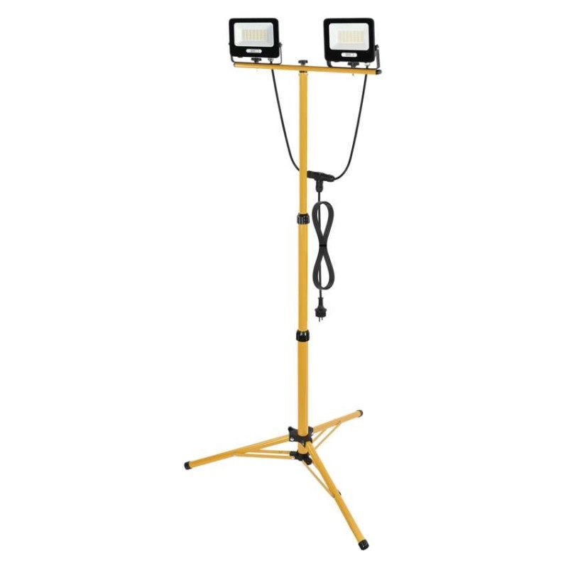 Naświetlacz LED GLARO, 2×30W + statyw, neutralna biel