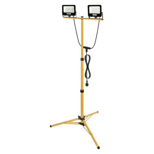 Naświetlacz LED GLARO, 2×30W + statyw, neutralna biel