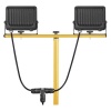 Naświetlacz LED GLARO, 2×30W + statyw, neutralna biel