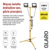Naświetlacz LED GLARO, 2×30W + statyw, neutralna biel