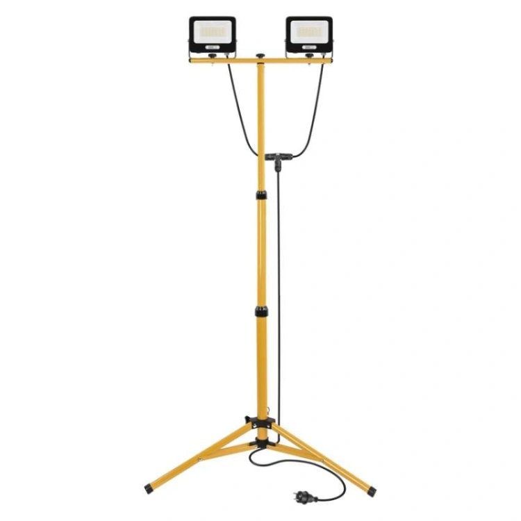 Naświetlacz LED GLARO, 2×30W + statyw, neutralna biel