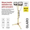 Naświetlacz LED GLARO, 2×100W + statyw, neutralna biel
