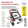Naświetlacz LED ELION 50W, czerwony-czarny, IP65, 8000 lm, neutralna biel
