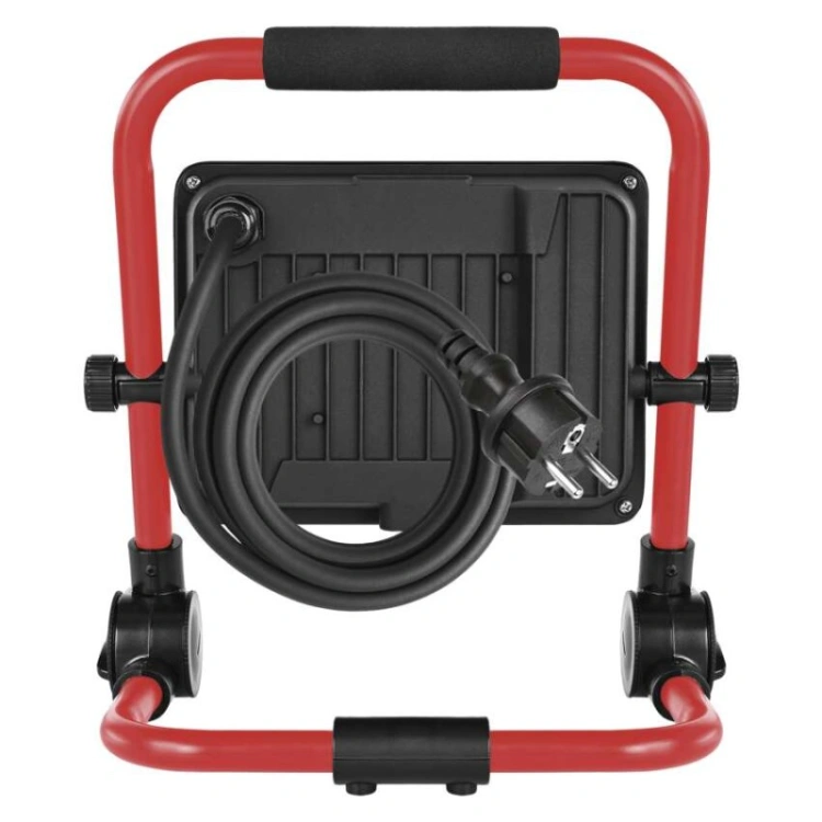 Naświetlacz LED ELION 50W, czerwony-czarny, IP65, 8000 lm, neutralna biel