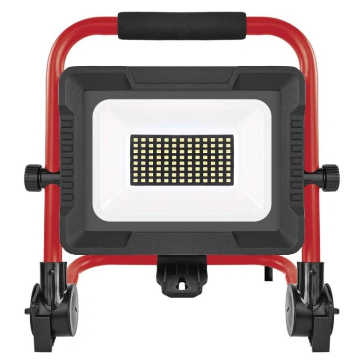 Naświetlacz LED ELION 50W, czerwony-czarny, IP65, 8000 lm, neutralna biel