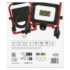 Naświetlacz LED ELION 30W, czerwony-czarny, IP65, 4800 lm, neutralna biel