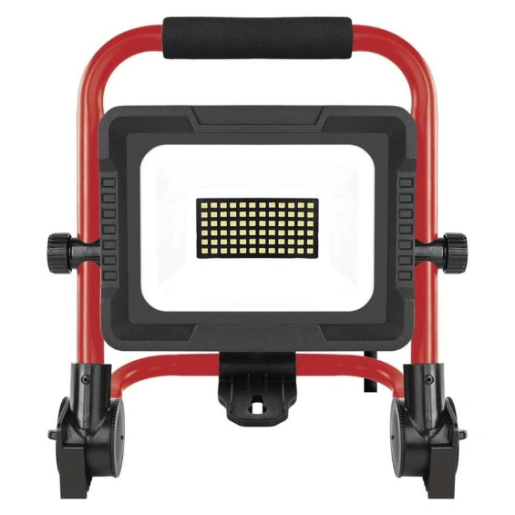 Naświetlacz LED ELION 30W, czerwony-czarny, IP65, 4800 lm, neutralna biel