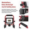 Naświetlacz LED ELION 20W, czerwony-czarny, IP65, 3000 lm, neutralna biel