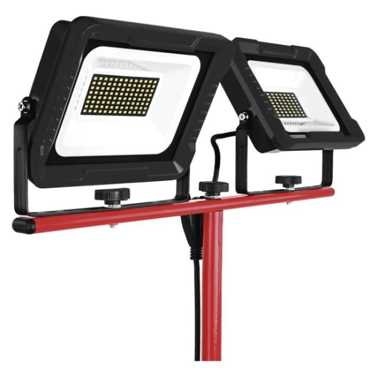 Naświetlacz LED ELION 2×50W + statyw, neutralna biel