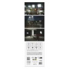 Naświetlacz LED ELION 2×50W + statyw, neutralna biel