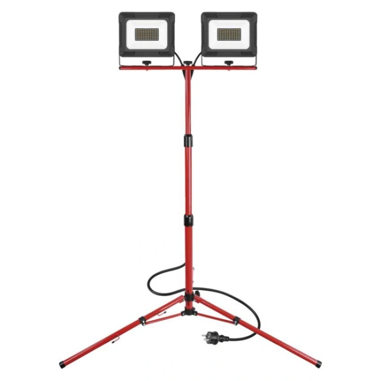 Naświetlacz LED ELION 2×50W + statyw, neutralna biel