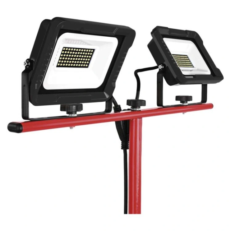 Naświetlacz LED ELION 2×30W + statyw, neutralna biel