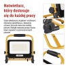 Naświetlacz LED GLARO 100 W, żółto-czarny, IP65, 10 000 lm, neutralna biel