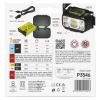 Latarka czołowa LED, 550 lm, Li-Pol 1000 mAh ładowalna / 3× AAA