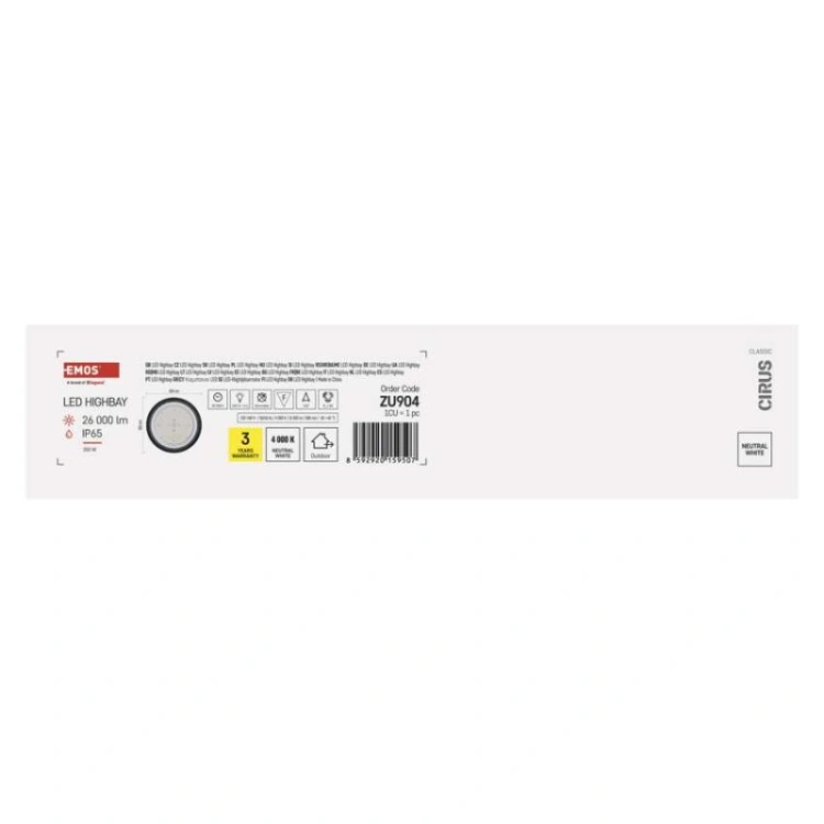 Oprawa przemysłowa LED HIGHBAY CIRUS 200W