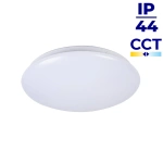 Biały plafon LED MILEDO CORSO 12W CCT IP44 31536