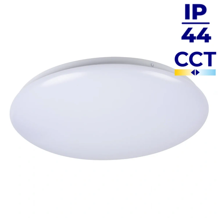 Biały plafon LED MILEDO CORSO 24W CCT IP44 31538