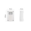 Czujnik zmierzchu 1800W IP65 biały