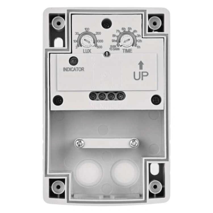 Czujnik zmierzchu 1800W IP65 biały