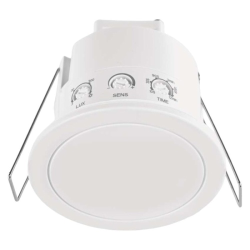 Mikrofalowy czujnik obecności IP20 24GHZ 2000W, biały
