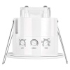 Mikrofalowy czujnik obecności IP20 24GHZ 2000W, biały