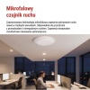 Mikrofalowy czujnik obecności IP20 24GHZ 2000W biały