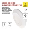 Mikrofalowy czujnik obecności IP20 24GHZ 2000W biały