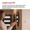 Czujnik ruchu PIR IP20 1200W, biały