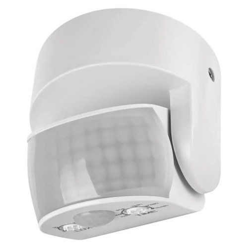 Biały czujnik ruchu PIR 1200W IP65