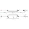Kontroler LED MiBoxer SR5-P / mono / podw. biały CCT / RGB / RGBW / RGB + CCT / 12-24VDC / 5x6A / IP66