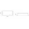 Sterownik LED MiBoxer PR5 rysunek wymiarowy