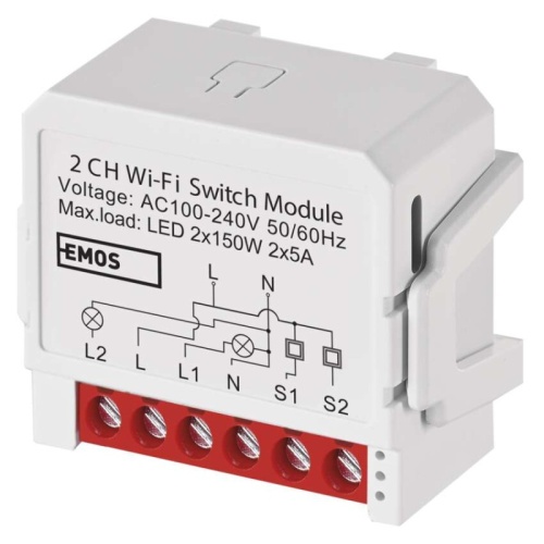 GoSmart Moduł włączeniowy IP-2202SW, WiFi, 2-kanałowy