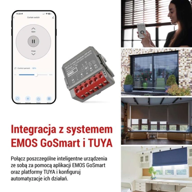 GoSmart Moduł rolety IP-2121CW, WiFi, 1-kanałowy