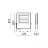 Naświetlacz LED ULSAN 100W 4000K IP65 Kobi Pro