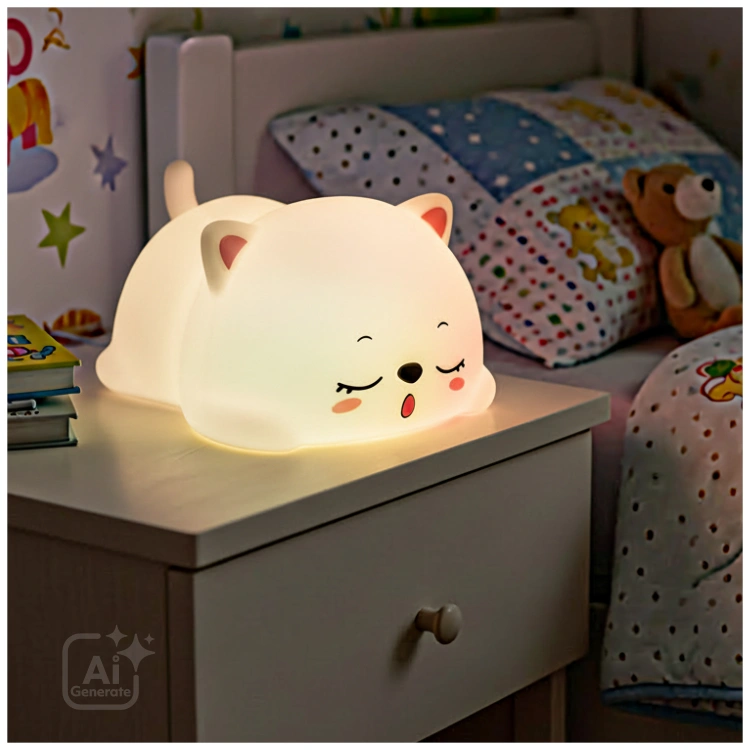 Lampka nocna LED DREAM CAT Kobi Design
