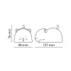 Lampka nocna LED DREAM CAT Kobi Design