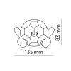 Lampka nocna LED DREAM BALL 2 Kobi Design