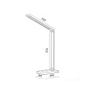 Lampka biurkowa NOBLITE Q 7W CCT czarna LED2B