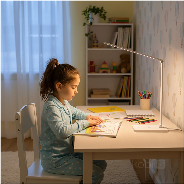 Lampka biurkowa NOBLITE Q 7W CCT biała LED2B