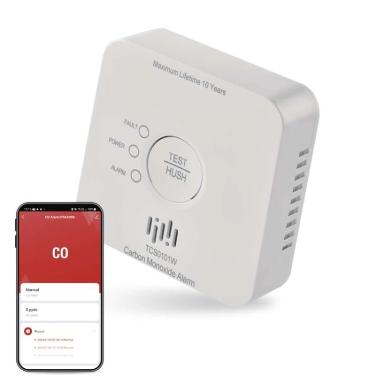 GoSmart detektor tlenku węgla TCS0101W z WiFi