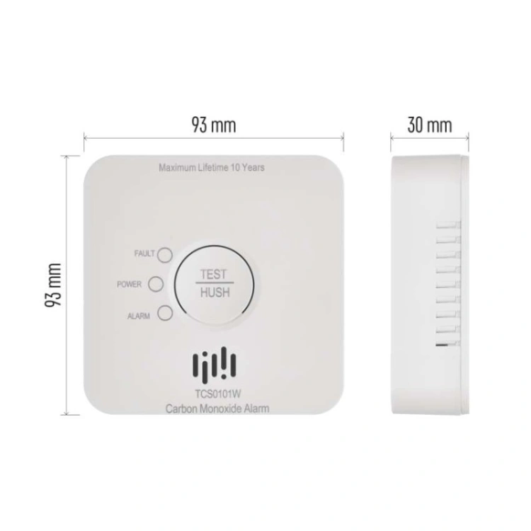 GoSmart detektor tlenku węgla TCS0101W z WiFi