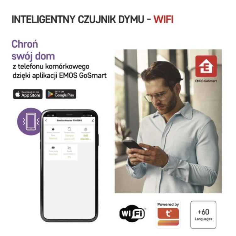 GoSmart Detektor dymu TS380C-HW z WiFi