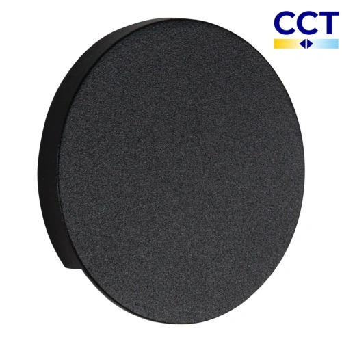 Czarna okrągła oprawa schodowa Kanlux MAGNIK D O CCT B 90826
