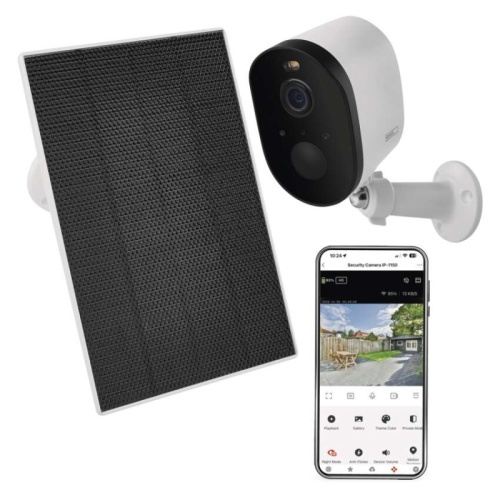 GoSmart Kamera zewnętrzna IP-1150 SNAP z WiFi, akumulatorem i panelem solarnym