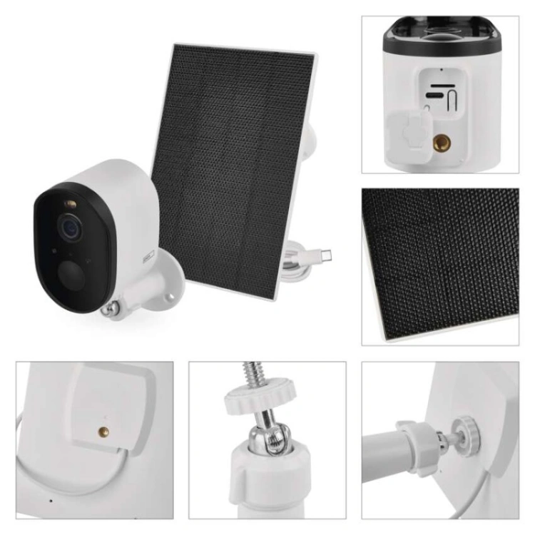 GoSmart Kamera zewnętrzna IP-1150 SNAP z WiFi, akumulatorem i panelem solarnym